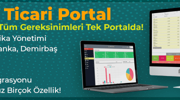 Masaüstü, tablet ve telefonda mağaza yönetimi ekranları
